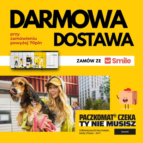 DARMOWA DOSTAWA JUZ OD 70 ZŁ 