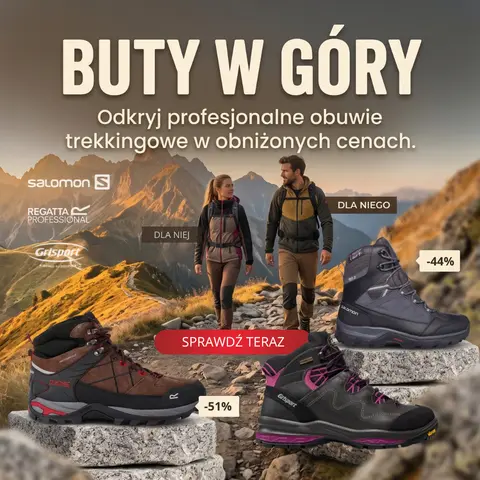 % BUTY TREKKINGOWE %