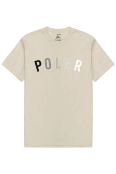 Koszulka męska Poler State Tee bawełniana beżowy
