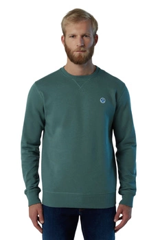 Bluza męska North Sails dresowa gładka zielona