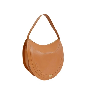 Torebka damska Lamarthe Paris Excellence skórzana kamelowa