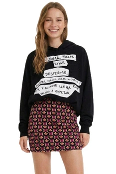Spódnica damska Desigual Lia Mini geometryczny wzór r. XS