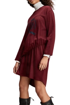 Sukienka damska Hilfiger Collection oversize bordowa