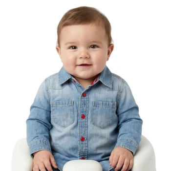 Koszula dziecięca Original Marines jeansowa bawełniana