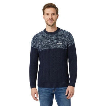 Sweter męski Pepe Jeans Manuel bawełniany granatowy