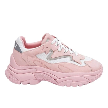 Buty damskie ASH Addict Bis skóra zamszowa różowe sneakersy