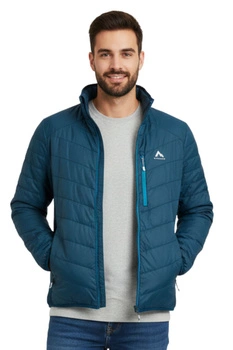 Kurtka męska McKinley Sansa Hybrid  trekkingowa niebieska