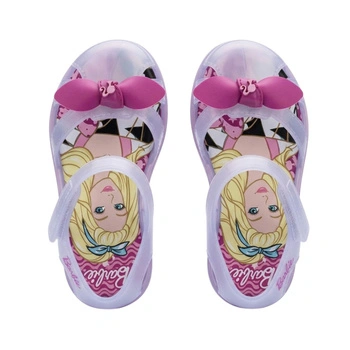 Sandały dziecięce Ipanema Barbie Gloss dla dziewczynki perłowe r. 21