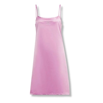 Sukienka damska Adidas sportowa różowa satynowa luźna