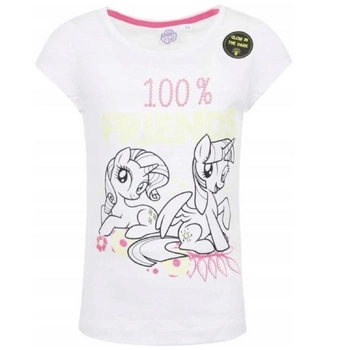 Koszulka dziewczęca My Little Pony bawełniana świecąca w ciemności r. 98