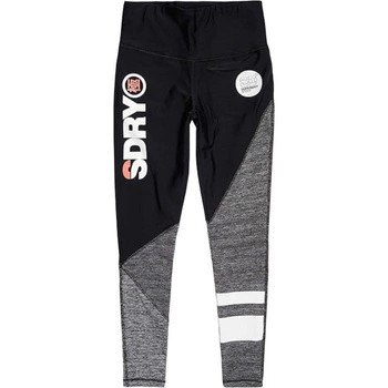Legginsy damskie Superdry Sport Colour Block sportowe