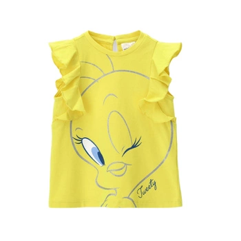 Koszulka dla dziewczynki Original Marines Tweety żółta