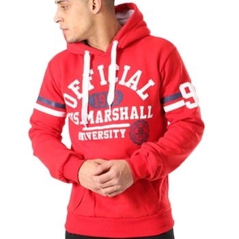 Bluza męska Official US.Marshall Gadryshall z kapturem czerwona