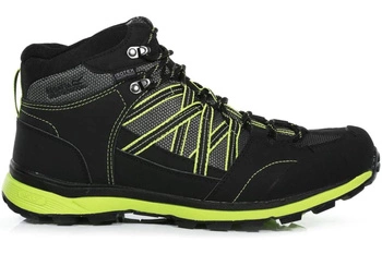 Buty męskie Regatta Samaris II Mid trekkingowe wodoodporne czarno seledynowe