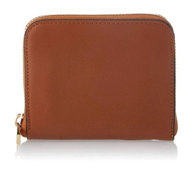 Portfel damski Pieces Starla mały brązowy eko skóra