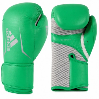 Rękawice Adidas Speed 100 bokserskie zielone skóra PU