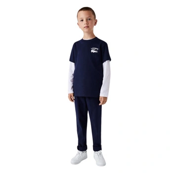 Koszulka dziecięca Lacoste bawełniana klasyczna granatowa t-shrit r. 92