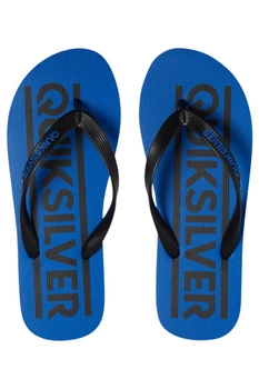 Klapki dziecięce Quiksilver Wordmark japonki niebieskie lekkie