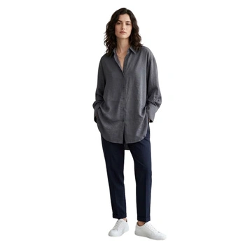 Koszula damska Zara luźna oversize szara r. M