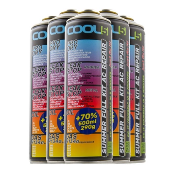 Zestaw czynnik do klimatyzacji 5x 5 w 1 do klimatyzacji Cool5 zamiennik R134a
