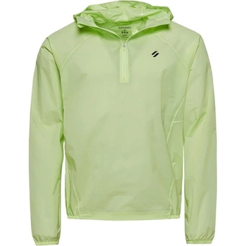 Kurtka męska Superdry Run Lw Waterproff Shell sportowa wodoodporna neonowa