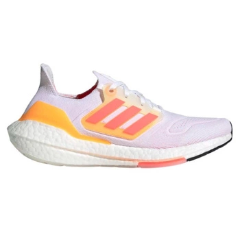 Buty damskie Adidas Ultraboost 22 do biegania sportowe biało różowe