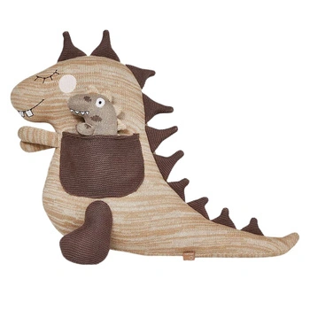 Bawełniana maskotka dinozaur Oyoy Dina i Bobo przytulanka 2w1