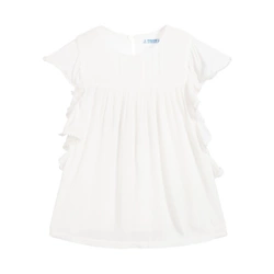 Bluzka dziewczęca MAYORAL Ivory Blouse ecru elegancka