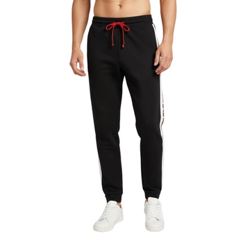 Spodnie męskie GAS dresowe czarne z polarem