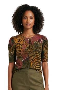 Bluzka damska Desigual Loreto wzór w centki r. M