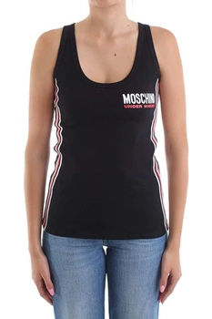 Koszulka damska Moschino Underwear Canotta czarna r. M