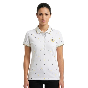 Koszulka damska Black Wellis biała polówka