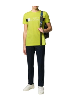 Spodnie męskie Tommy Hilfiger Tapered Cool Chino Flex chinosy r. W30