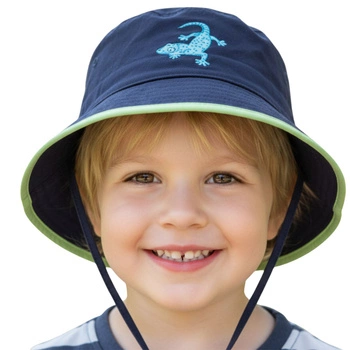 Letni kapelusz chłopięcy Maximo Baby z jaszczurką