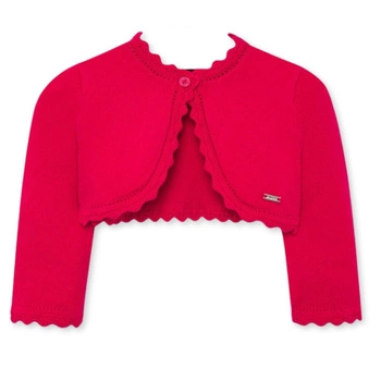 Sweter dziecięcy Mayoral bolerko różowe do sukienki  r. 92