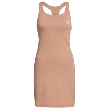 Sukienka damska Adidas Racer dopasowana mini pomarańczowa