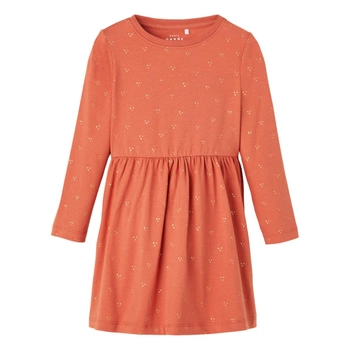 Sukienka dziewczęca Name It Vivian z długim rękawem