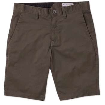 Spodenki męskie Volcom Frickin Modern Stretch brązowe szorty