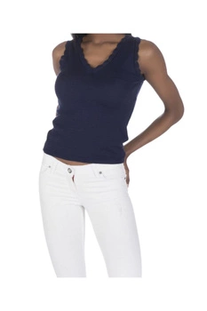 Bluzka damska Giorgio di Mare Top dzianinowy granatowa