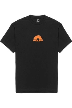 Koszulka męska Poler Horizon bawełniana czarny r. XL