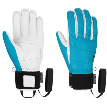 Rękawice unisex Reusch Highland narciarskie pięciopalczaste niebieskie
