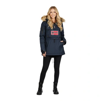 Kurtka damska Geographical Norway Bule New parka zimowa granatowa