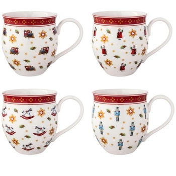 Kubek Villeroy&Boch Toy's Delight Anniversary świąteczny zestaw 4 sztuki