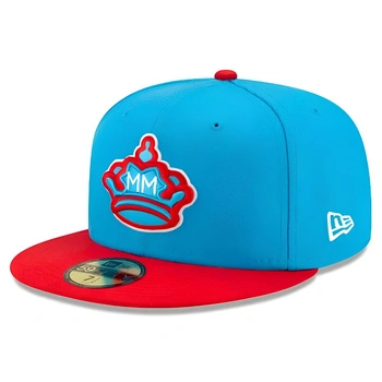 Czapka New Era Miami Marlins City Connect z prostym daszkiem niebieska r. 6 7/8