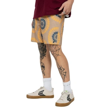 Spodenki męskie Brixton Temple Trunk Boardshorts beżowe r. M