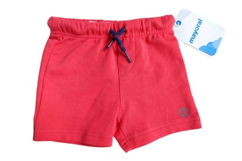Spodenki dziecięce Mayoral krótkie koralowe dresowe