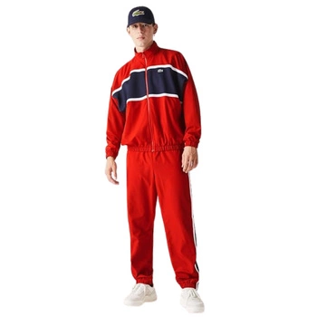 Komplet dresowy męski Lacoste Sport spodnie bluza czerwony