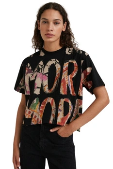 Koszulka damska Desigual Camelia czarna