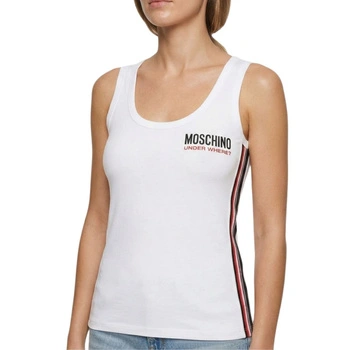 Koszulka damska Moschino Underwear Canotta biały top r. M