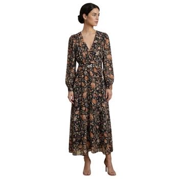 Sukienka damska Mango w kwiaty midi